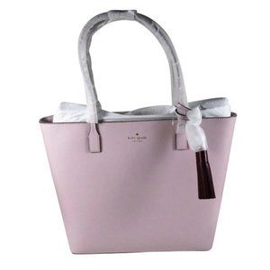 Kate Spade Wright Place Karla Tote Leather Pink NWT